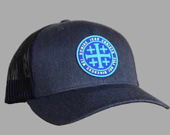 Jerusalem Cross - Latin Jesus Prayer | Christian Snapback Adjustable Hat