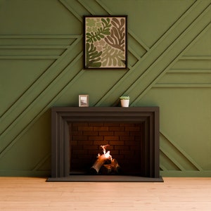 Blaze Haven Cast Stone Fireplace Mantel Surround
