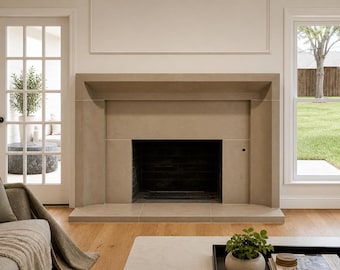 Ember Haven Cast Stone Fireplace Mantel Surround