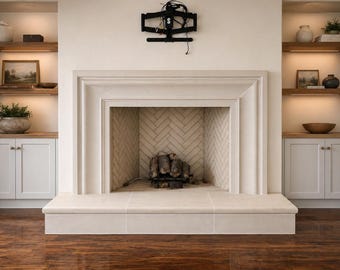 Classic Craft Cast Stone Fireplace Mantel Surround