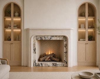 Noble Stone Cast Stone Fireplace Mantel Surround