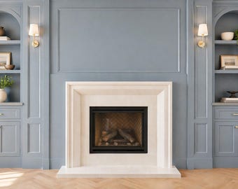 Regal Hearth Cast Stone Fireplace Mantel Surround