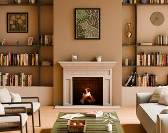 Imperial Stone Fires Cast Stone Fireplace Mantel Surround