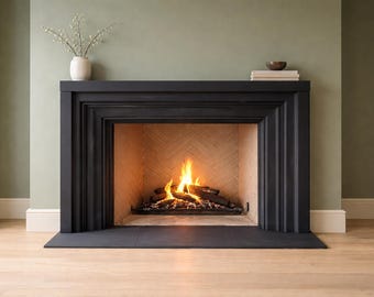 Blaze Haven Cast Stone Fireplace Mantel Surround