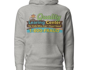 Sudadera con capucha Quality Learning Center, ajuste moderno unisex