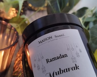 Ramadan Mubarak!! Black Raspberry & Vanilla hand-poured scented candles. Made in Essex UK, Coconut Wax, Vegan Friendly.