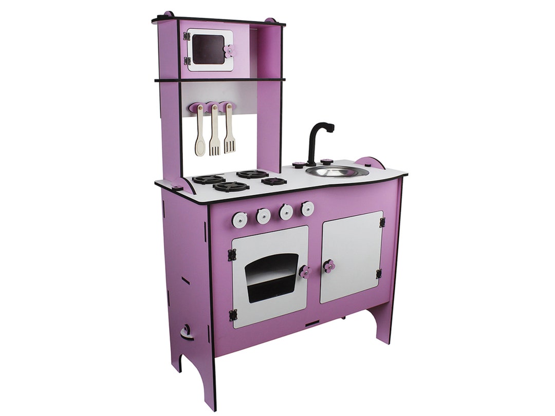 Toy Kitchen for Kids 3 Plus Wooden Toy Kitchen for Children Etsy