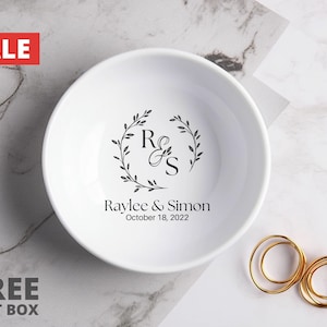 Engagement Ring Dish Personalized Engagement Gift Ring Dish Engagement Gifts for Couple Engagement Gift for Best Friend Wedding Gift