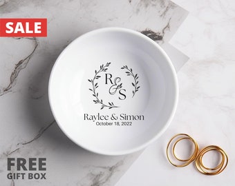 Engagement Ring Dish Personalized Engagement Gift Ring Dish Engagement Gifts for Couple Engagement Gift for Best Friend Wedding Gift