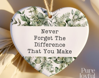 Appreciation Gift, Thank You Ornament, Coworker Gift, Teacher Gift, Gift for Doctor, Gift for Friend, Nurse Retirement Gift, Christmas Gift