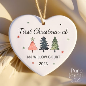 Personalized New Home Ornament - First Christmas in Our New Home - New Home Christmas Ornament - New Home Ornament - 2023 - Keepsake