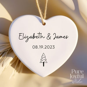 First Christmas Married as Mr and Mrs 2025, Our First Christmas Married Ornament, First Christmas Ornament Married, First Married Christmas