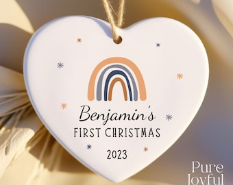 Baby's First Christmas Ornament 2025 - Baby First Christmas - Baby Name Gift - Personalized - Baby Ornament - Custom Ornament - Baby Gift