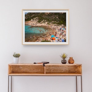 Beach Photo in Sardinia, Italy - Coastal Wall Art Print | Sunny Island Decor | Mediterranean Seaside Photography