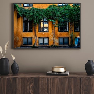 Copenhagen Street Photography Print - Vibrant City Streets of Denmark for Urban Wall Art Decor