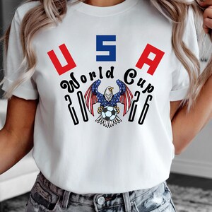 USA World Cup 2026 Unisex Jersey Tee, Soccer Fan Shirt, Patriotic Gift, Summer Apparel, Casual Wear