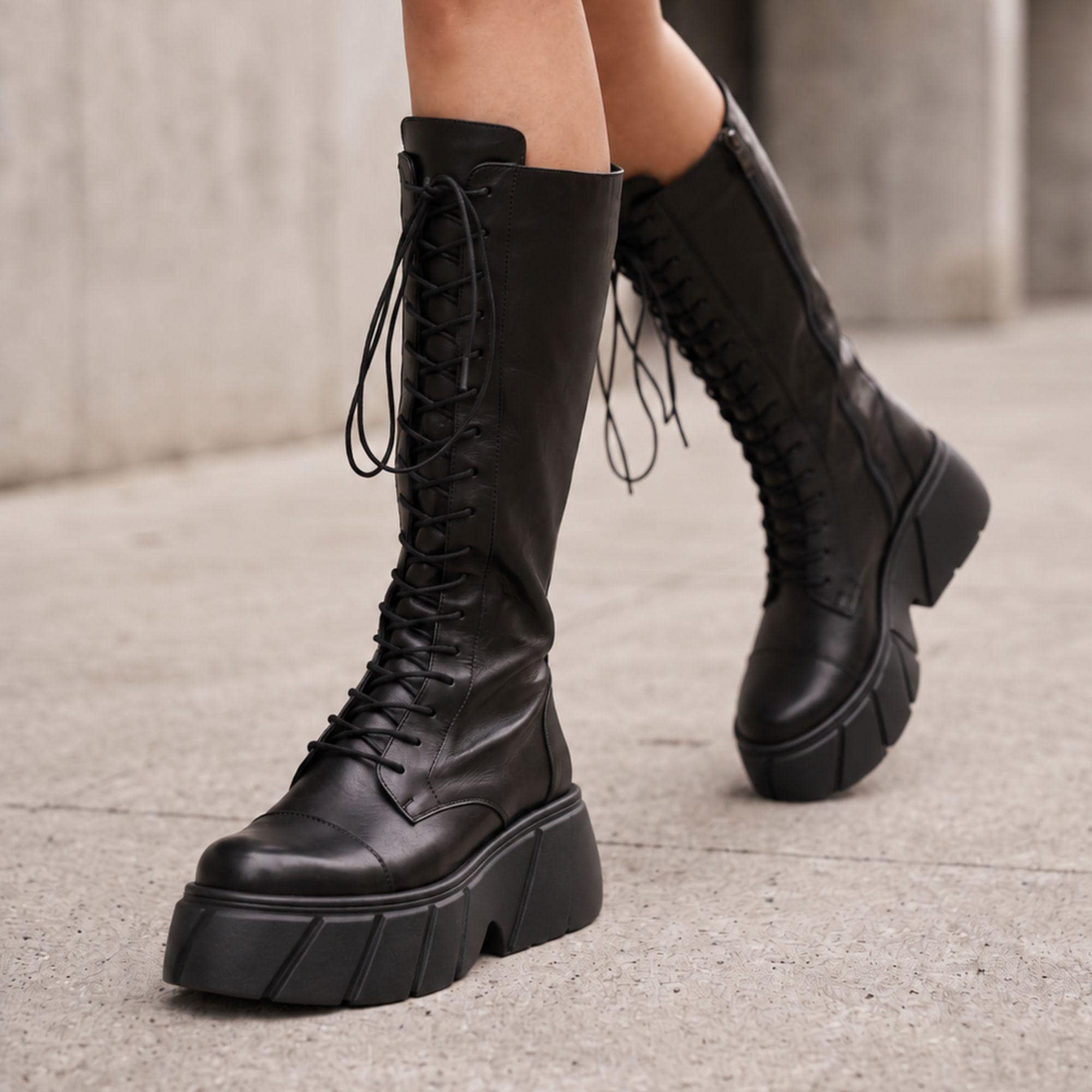 Chunky Combat Boots - Etsy