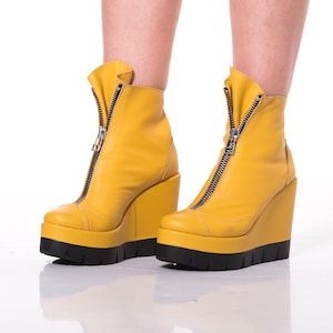 Yello イエロー BEAR PLATFORM SHORT BOOTS Yello イエロー BEAR PLATFORM SHORT BOOTS YELLO / BEAR