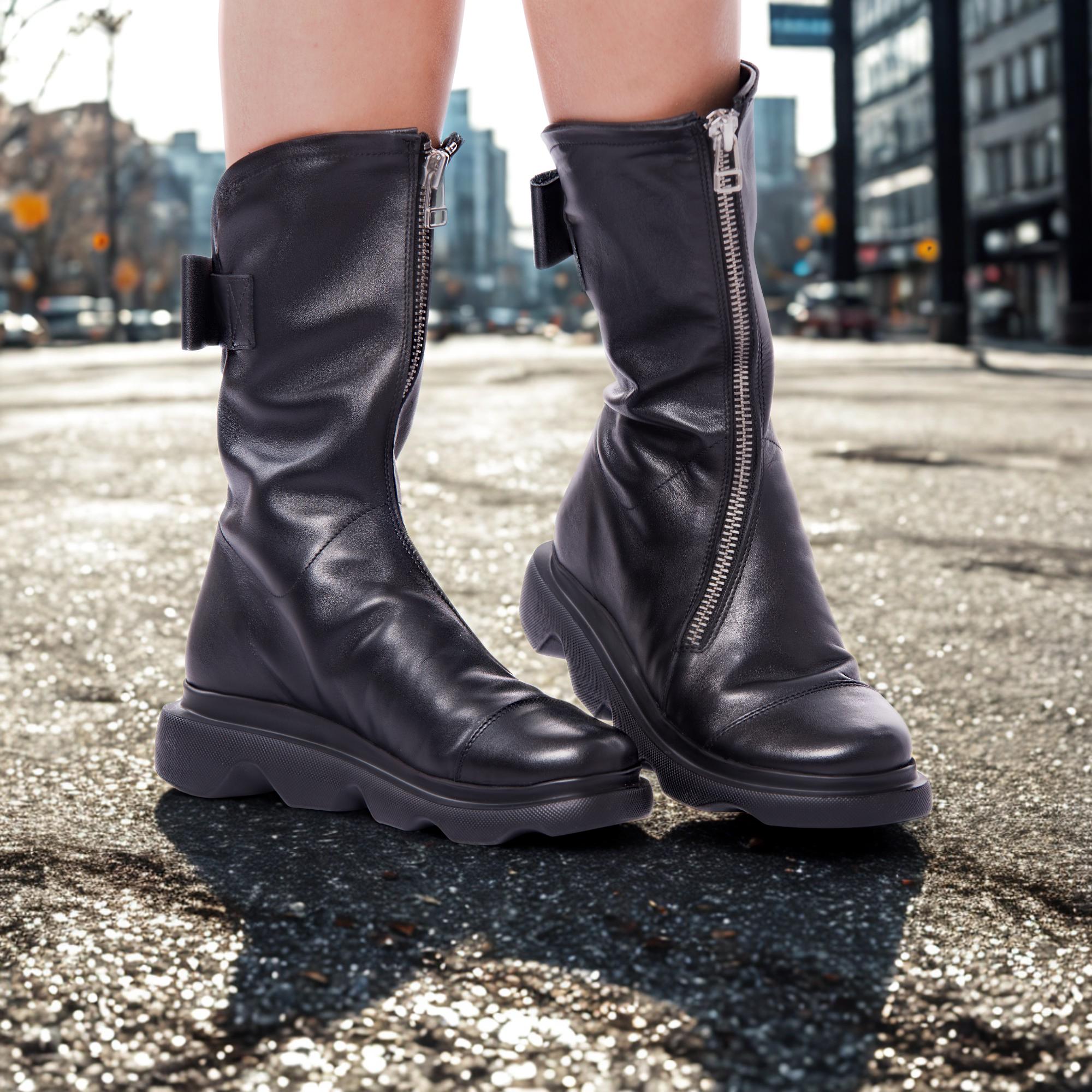 Polpacci Grossi Stivali Fino Al Polpaccio Polpaccio Stivali Alti A