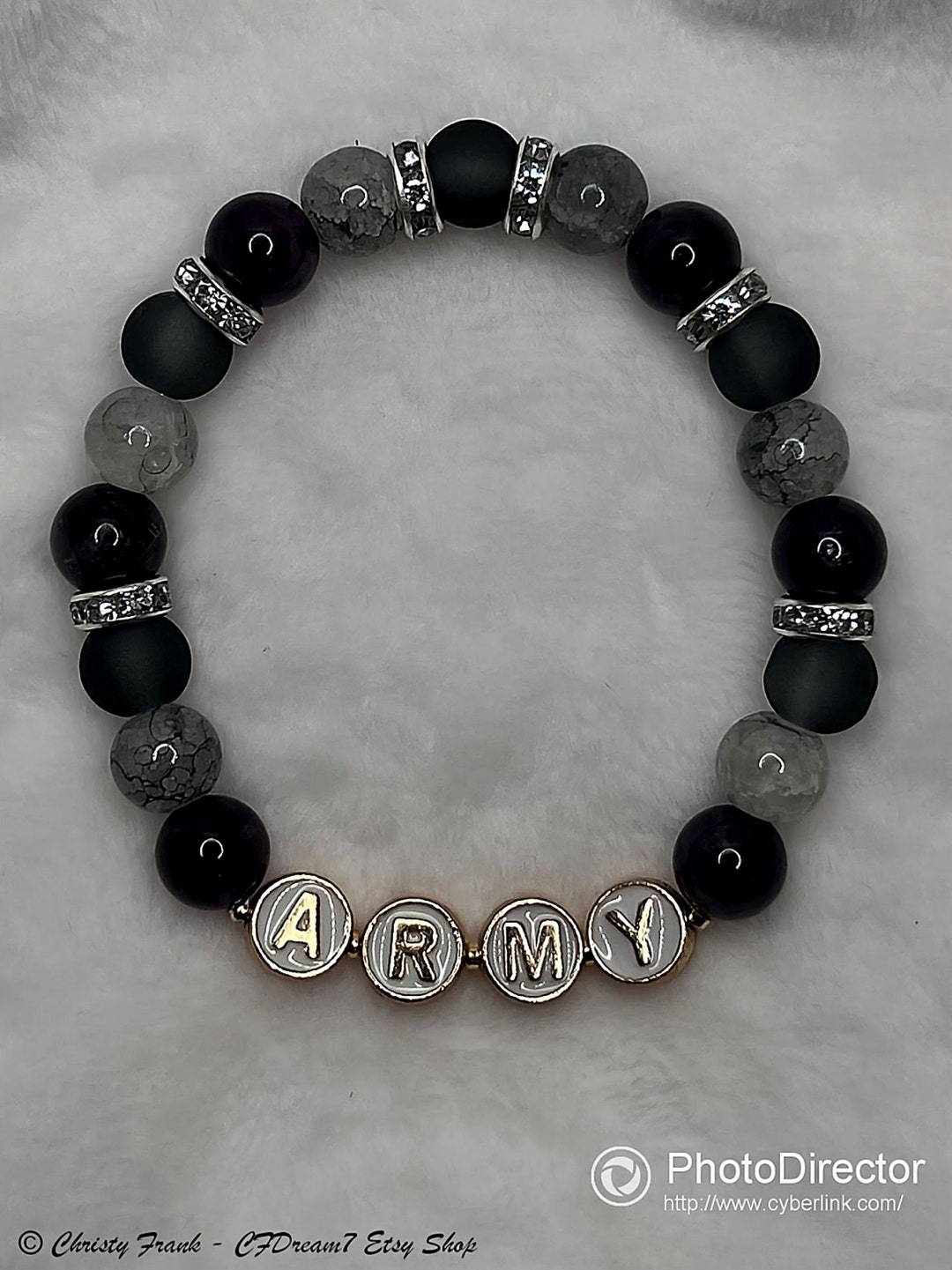 Army Bead Bracelet - Etsy
