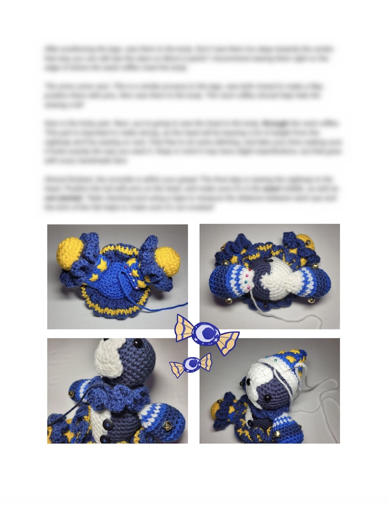 PDF PATTERN DOWNLOAD Sundrop and Moondrop Crochet Plushies Etsy