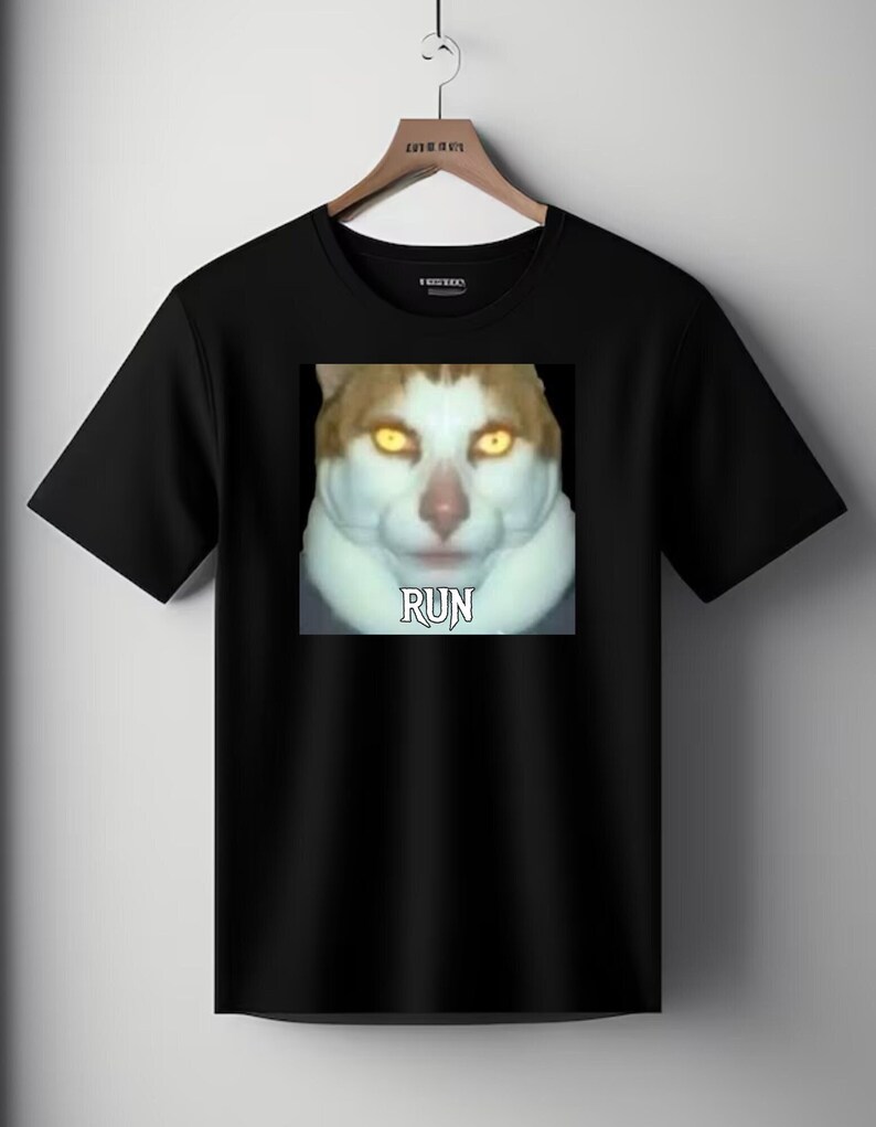 Monday Left Me Broken Cat Run Funny Meme Tshirt Oddly Etsy