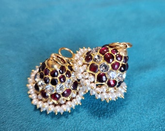 Jhumka/Jimmikki Temple Jewellery | 4 Row | Original Temple Jewellery