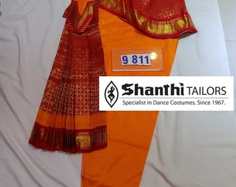 Bharatnatyam Dress | Readymade Dance Costume