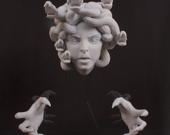 Medusa Wall-Mounted Head and Hands