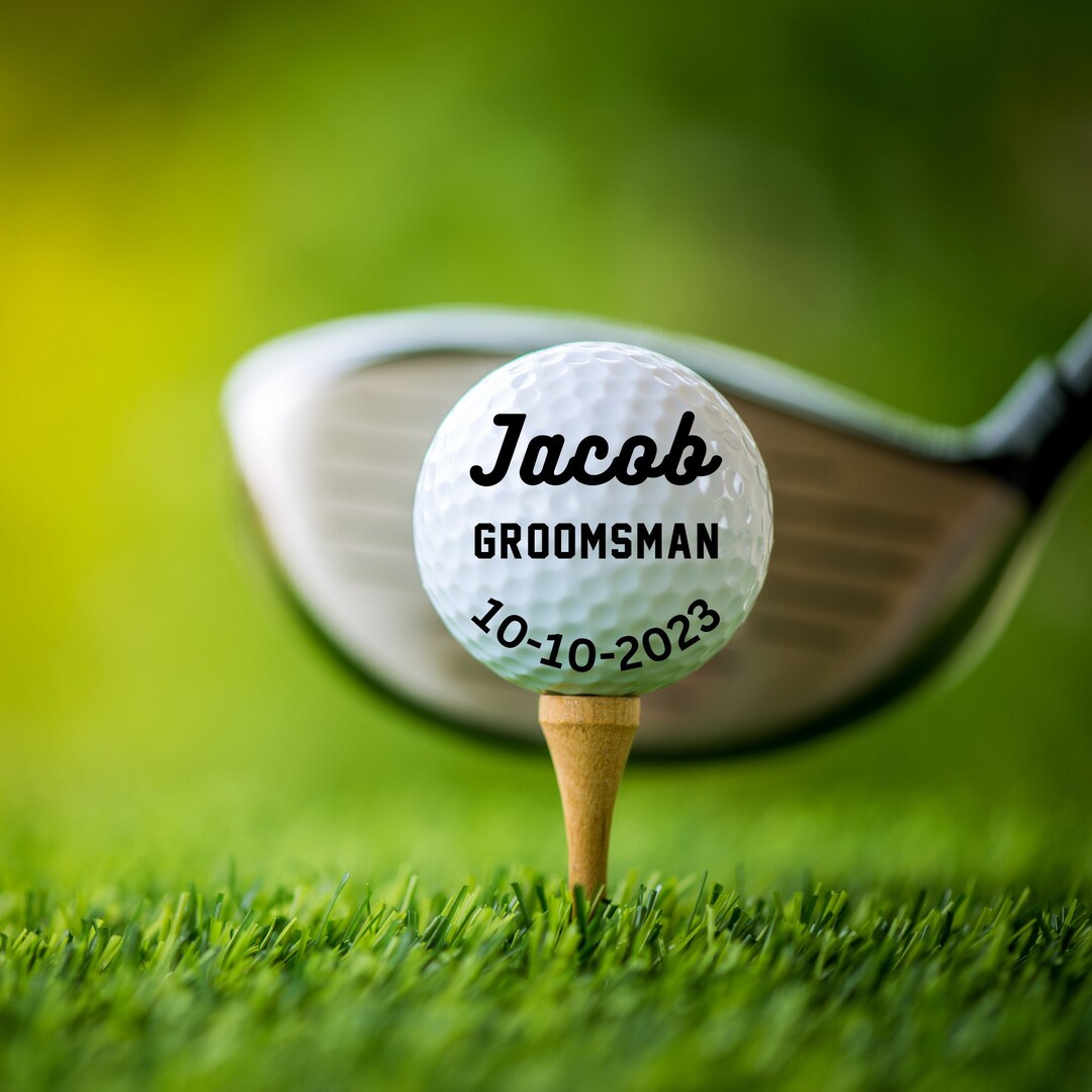 Groomsman Golf Ball, Custom Golf Ball, Personalized Golf Balls