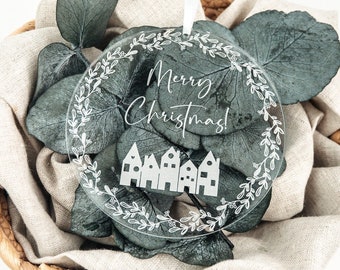 Christbaumanhänger | Acryl | Merry Christmas | Geschenkanhänger