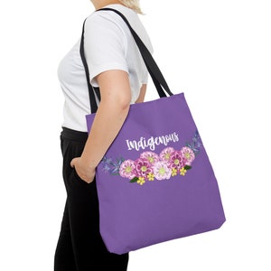 Indigenous native coast Salish Nootka rose camas buttercup Tote Bag (AOP)