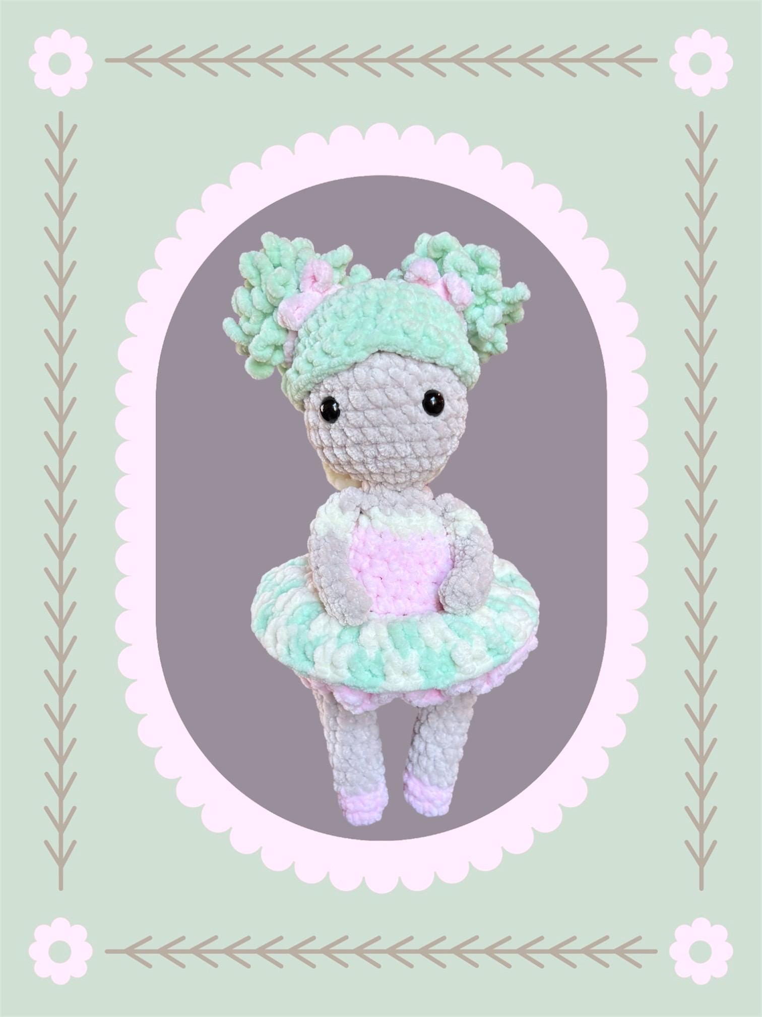 Crochet ballerina fairy doll - Thumbnail 2