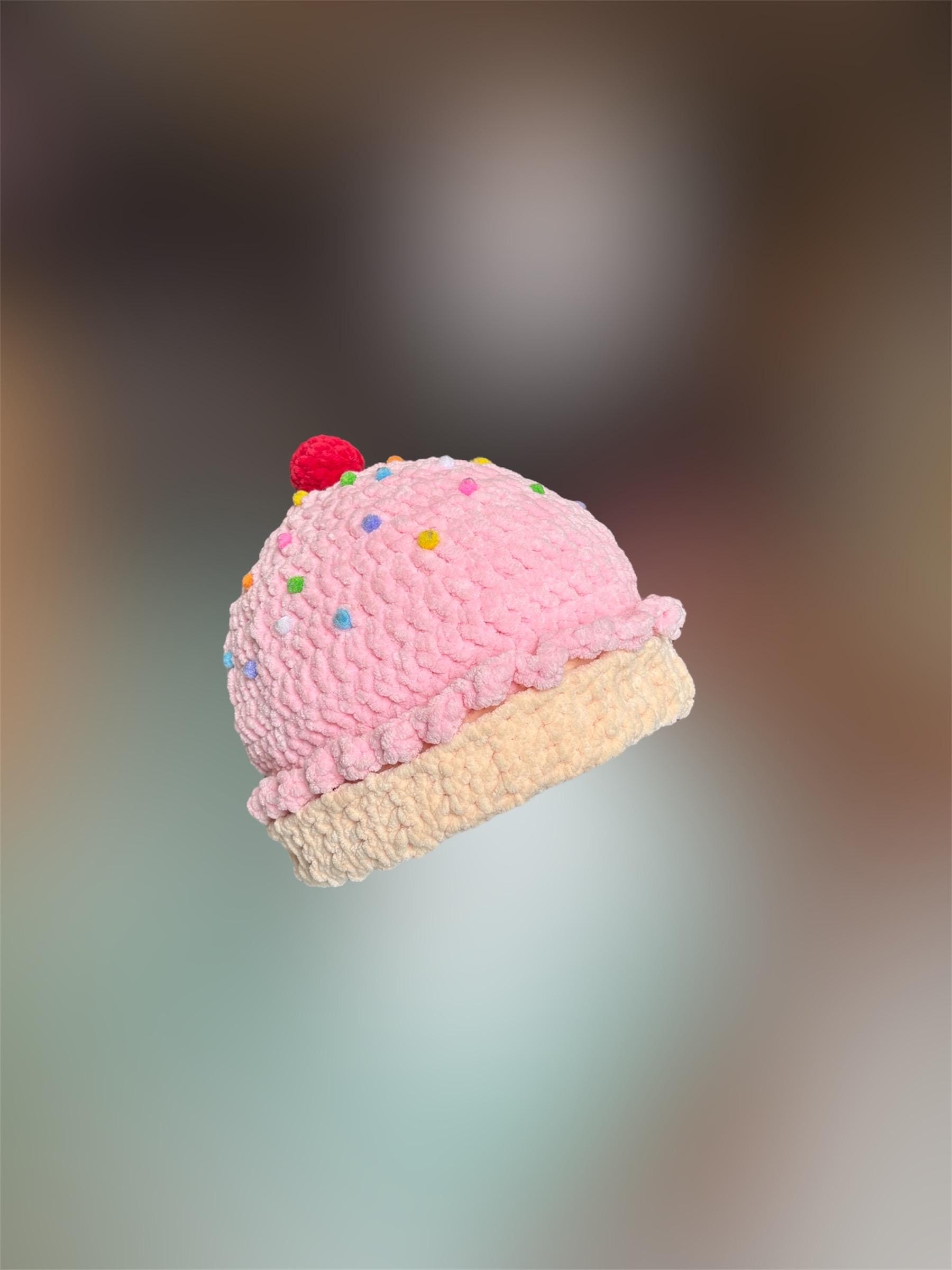 Cupcake winter hat