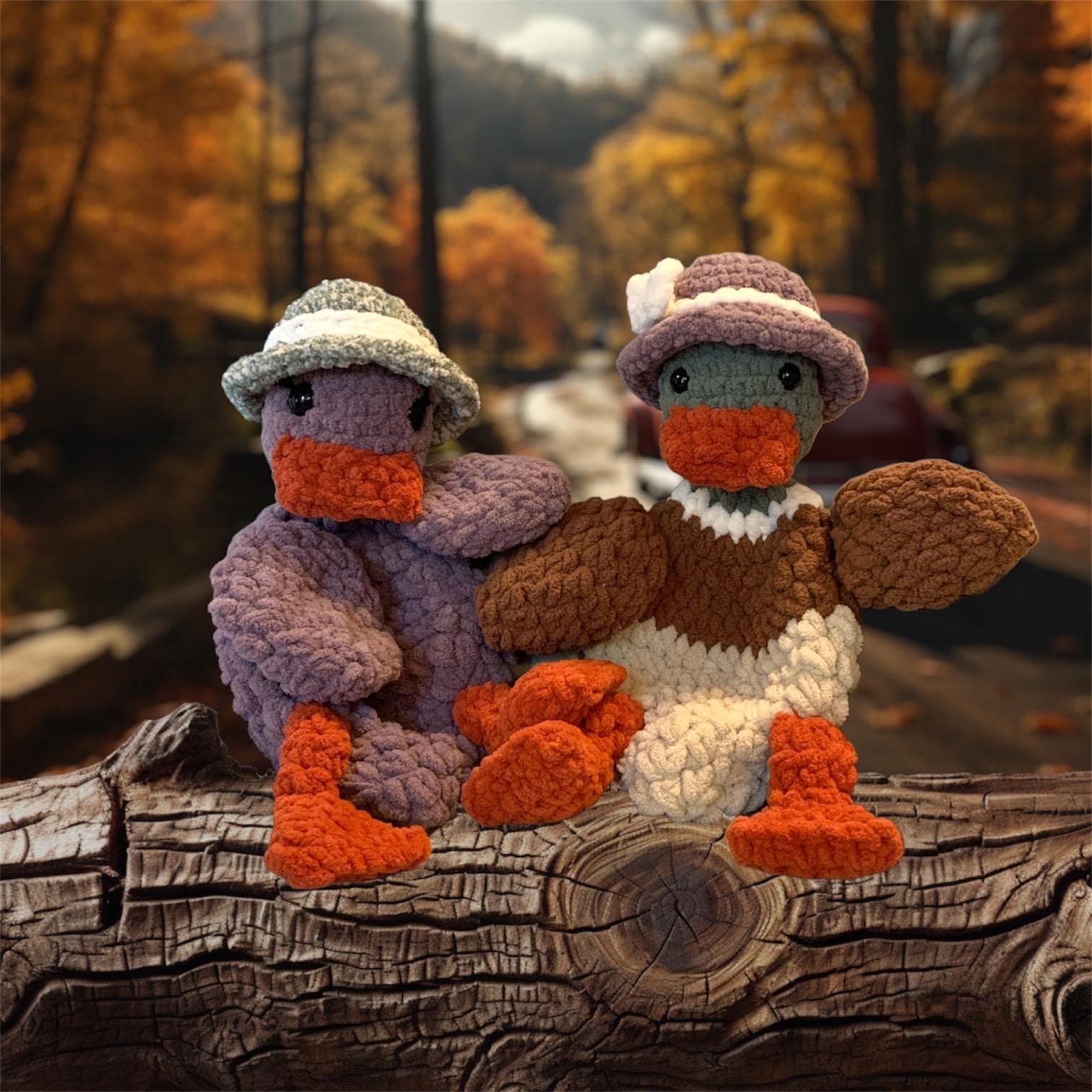 Crochet Duck Lovey: Handmade Plush Toy