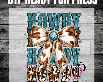 Ready to Press Country coquette Transfer, Western girl print DTF, Beautiful Image, Howdy dtf, Ready For Press, custom dtf, Heat