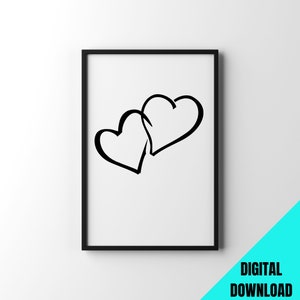Digital Download Wall Art, Custom Wall Art, Printable Art, Digital Art, Digital Print, Downloadable Art, Digital Download Wall Decor, Love
