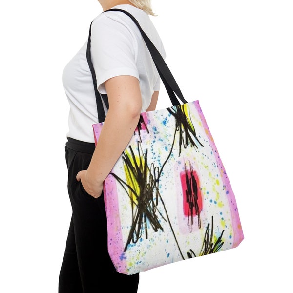 Tote Bag (AOP) #totebag#fashionbag#abstractbag#purse#artwork#original#fashion#style#bencaudillstudio#etsy#bag#beauty#artist#unique#gift