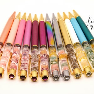 Penna per erbario, penna giapponese con fiori, regalo fatto a mano per studenti, bambini, insegnanti, regalo di nozze di The Little One Florist UK