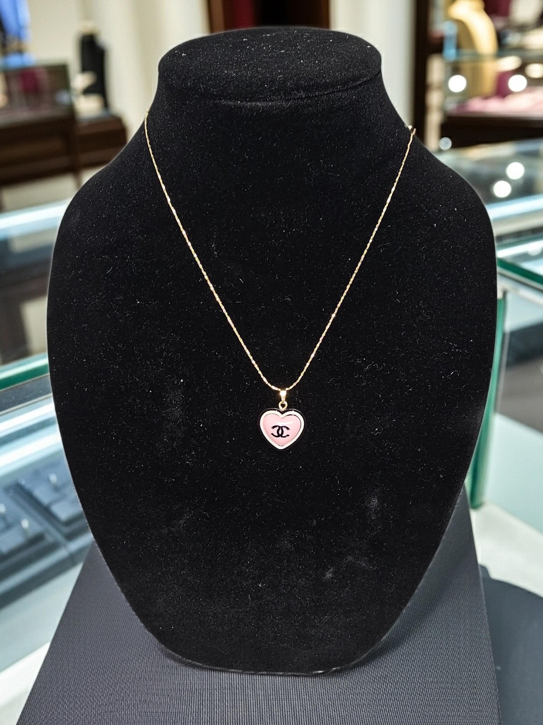 Chanel heart chain - Etsy 日本