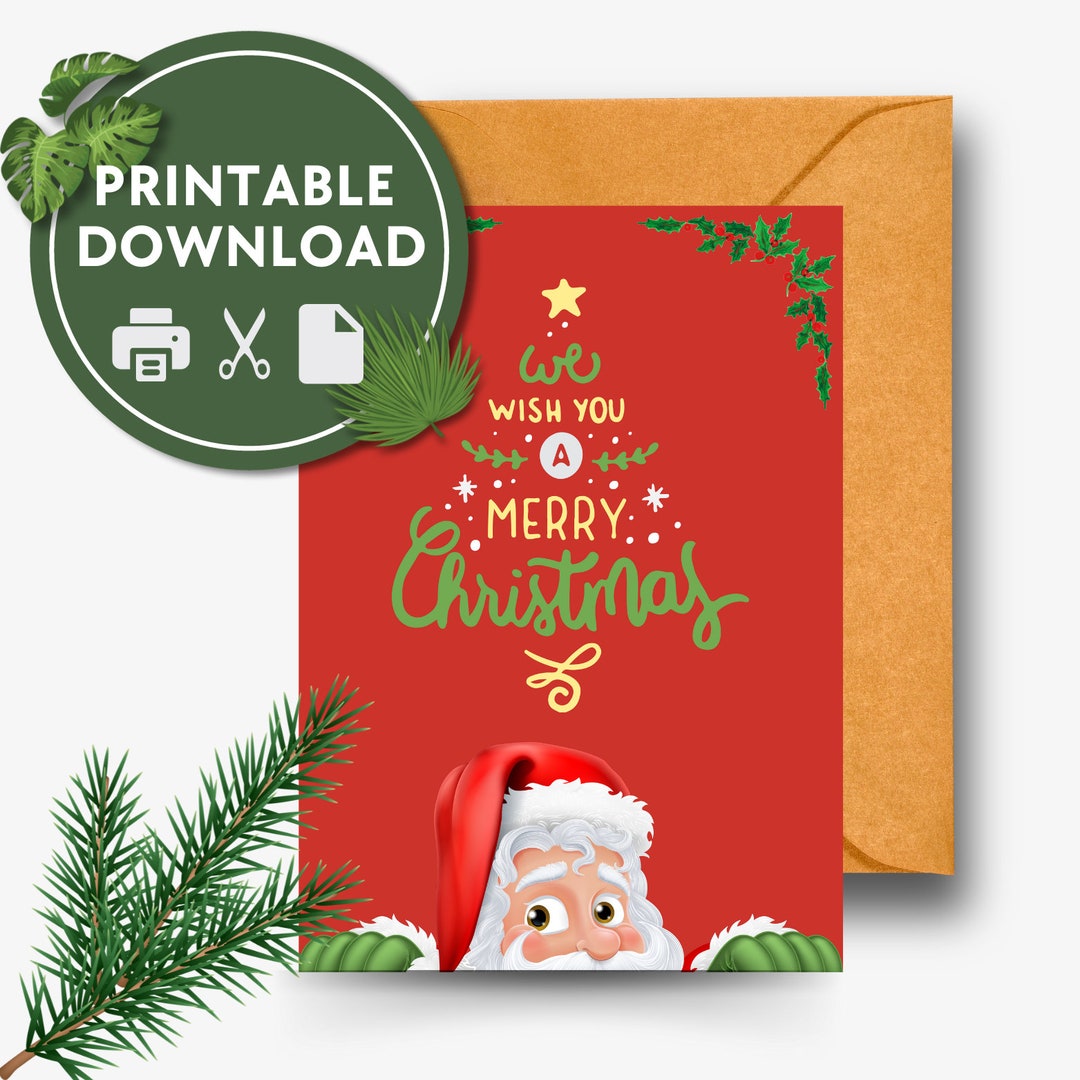 digital-merry-christmas-card-santa-claus-happy-holiday-merry-etsy