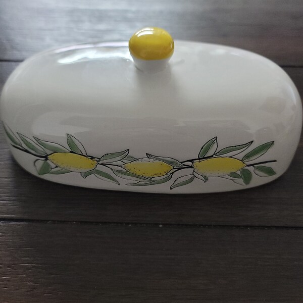 REPLACEMENT LID ...for Arlington Design Lemon Butter Dish - see description