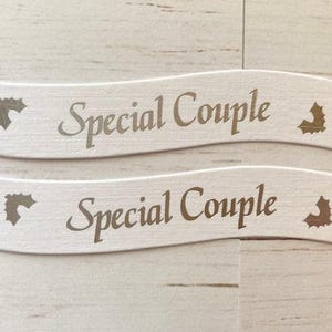 10 Silber spezielle Brautpaar Weihnachtskarte machen Banner Verzierungen Gefühle Weihnachtsschmuck machen Sie Ihre eigenen Grußkarten