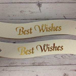 10 beste wensen-sentimentbanners, benodigdheden voor het maken van kaarten, maak je eigen handgemaakte wenskaarten, knutselen, scrapbooking, goudfolie tekst