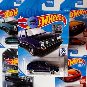 HotWheels Volkswagen Golf MK2 Walmart edition red or other option! You Choose!  diecast car! Grate gift for boy and girl! Ships in Protector