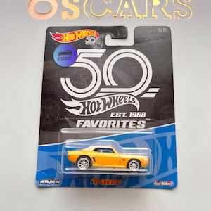 Camaro 69, Hot Wheels Sonderedition, seltenes Diecast Spielzeugauto, Modellreplik! Tolles Geschenk für Männer und Jungen oder Mädchen! Karte hat kleinere Beschädigungen.