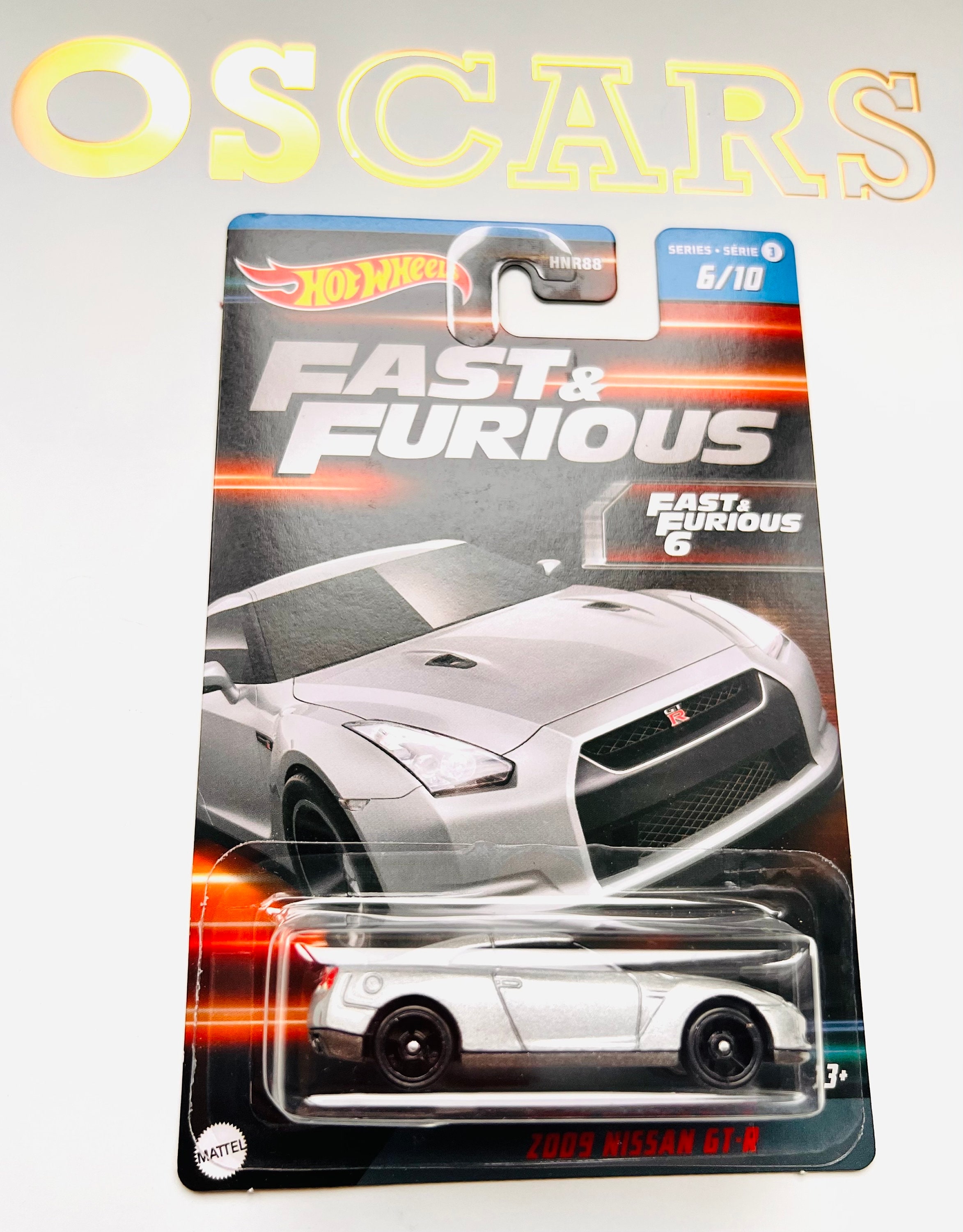 Hotwheels Fast & Furious 6 Nissan GT-R Die Cast Car. Card Not Mint