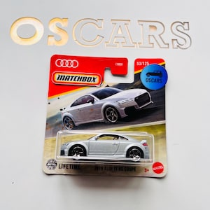 Audi TT coupe, grey Matchbox special edition, rare diecast collectible toy car, model replica! Great gift for men and boy or a  girl!
