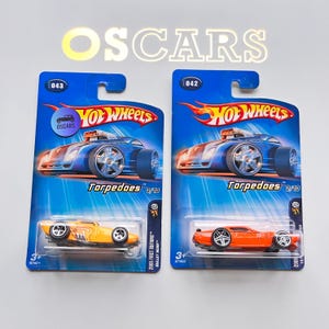 Dodge Charger, Bullet Nose, two Hot Wheels Torpedoes edition, diecast collectible toy cars! Great funny gift for men and boy or a  girl!
