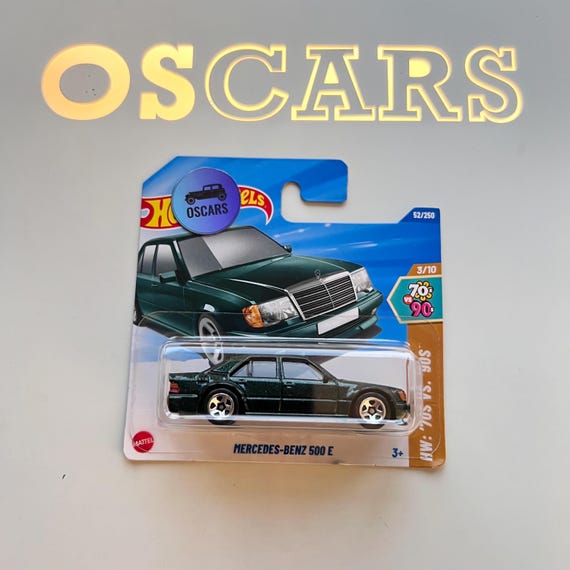 Mercedes Benz 500E, Choose Yours Hot Wheels Green or Rare Dollar